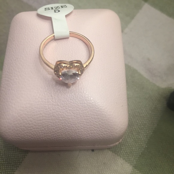 NWT Sterling Silver Ring Rose Gold. Size 5 - Picture 8 of 8